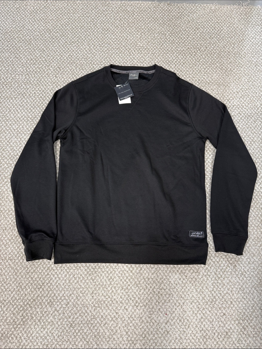 Eddie Bauer Lounge Black Crewneck